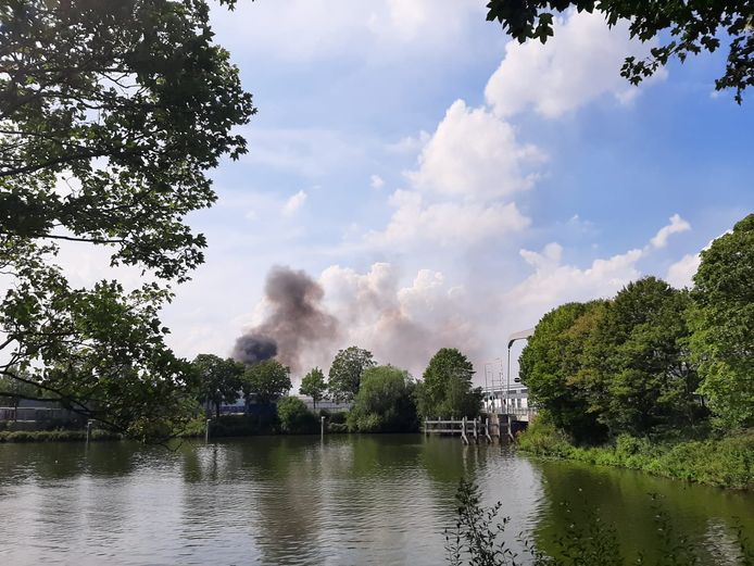 Brand bij Heineken in Den Bosch.