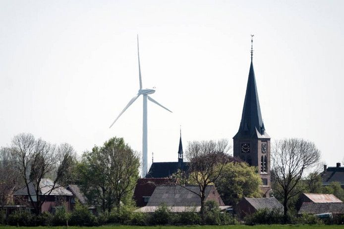 Netterden is een van de twee plekken in de Achterhoek waar al windmolens staan. De andere plek is het Aaltense Goor. Foto Jan van den Brink
