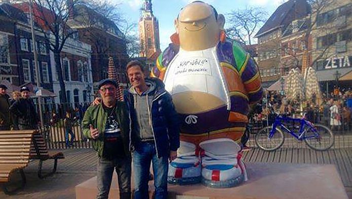 René Bom, Mark Rutte en Haagse Harry.