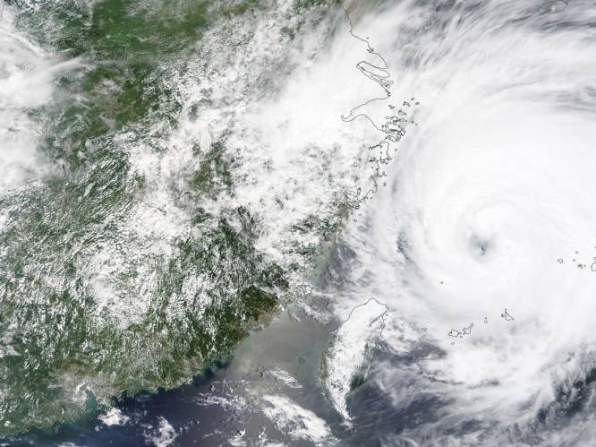 China zet zich opnieuw schrap voor tyfoon In-Fa