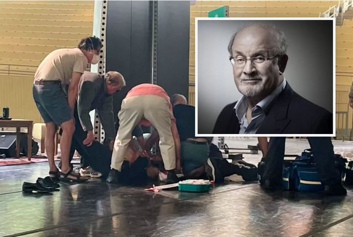 Salman Rushdie neergestoken