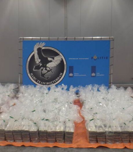Politie onderschept 1822 kilo cocaïne in zeecontainer