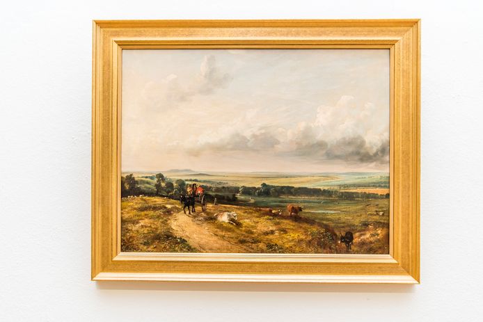 Het schilderij van de Engelse landschapsschilder John Constable