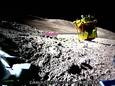 Een eerder door de JAXA vrijgegeven beeld dat door de maanlander naar de aarde werd doorgestuurd.