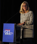 Minister Sigrid Kaag (Buitenlandse Handel en Ontwikkelingssamenwerking) spreekt op Road to Heartland in Kasas, Verenigde Staten.