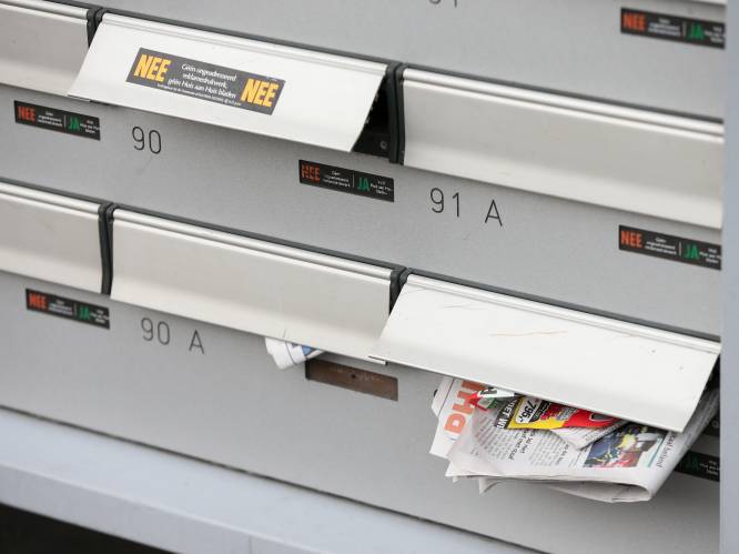 Enkel nog ongeadresseerde reclame voor wie een sticker heeft