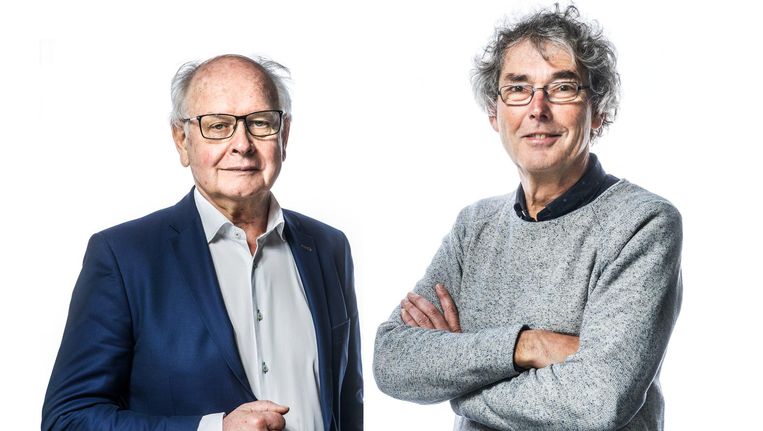 Menno Iprenburg en Jan Willem Elkhuizen. Beeld Adrie Mouthaan.