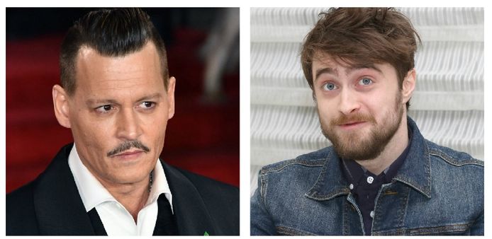 Johnny Depp en Daniel Radcliffe.