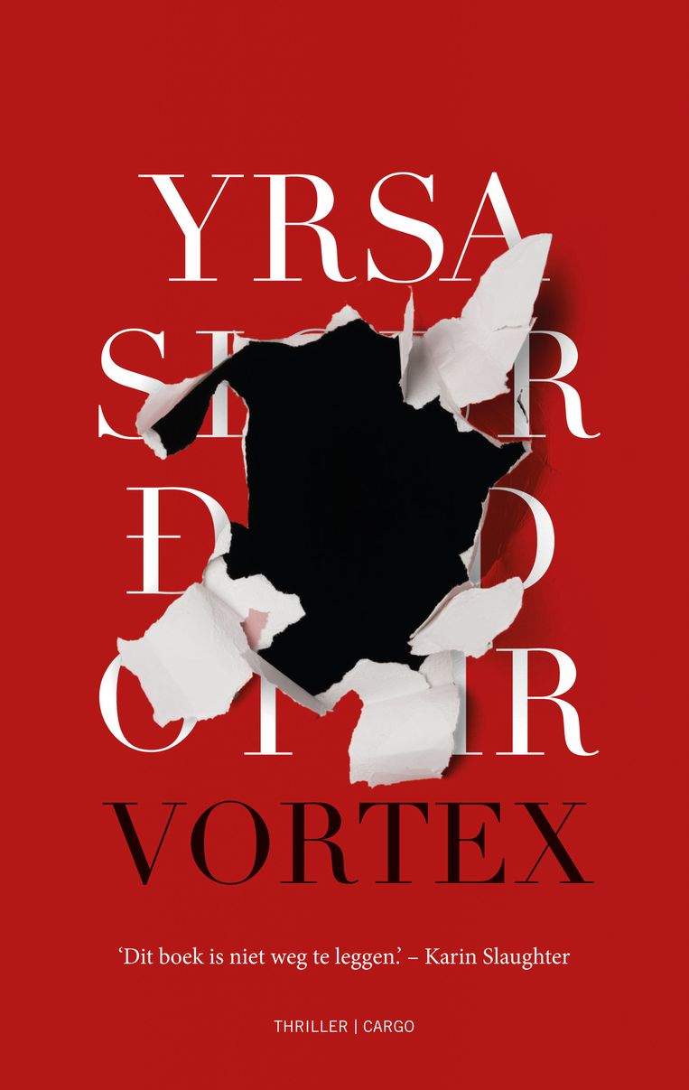 De omslag van Vortex van Yrsa Sigurdardóttir. Beeld 