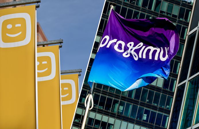 Logo van Telenet en Proximus