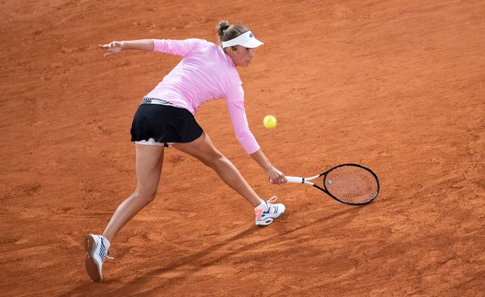 Elise Mertens op Roland Garros.