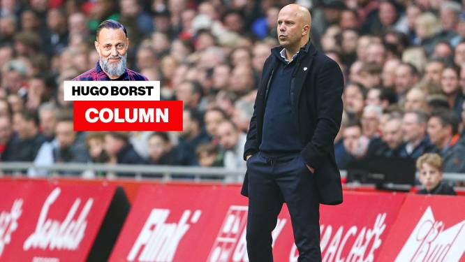 Column Hugo Borst | Volgend jaar rond Pasen bungelt Feyenoord rond plek 8 en heet de trainer van Ajax Arne Slot