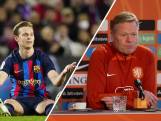 Bondscoach Ronald Koeman baalt van blessure Frenkie de Jong: 'Flinke streep door de rekening'