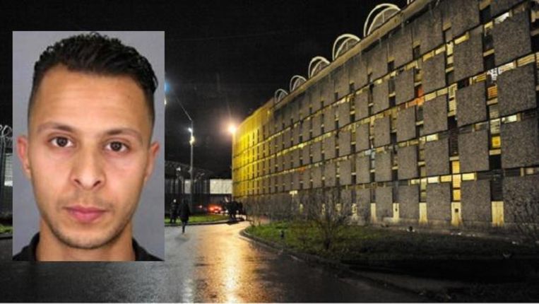 Salah Abdeslam, de enige overlevende dader van de aanslagen in Parijs, zit in de gevangenis van Fleury-Mérogis. Hij weigert te antwoorden op de vragen van de speurders. Beeld epa