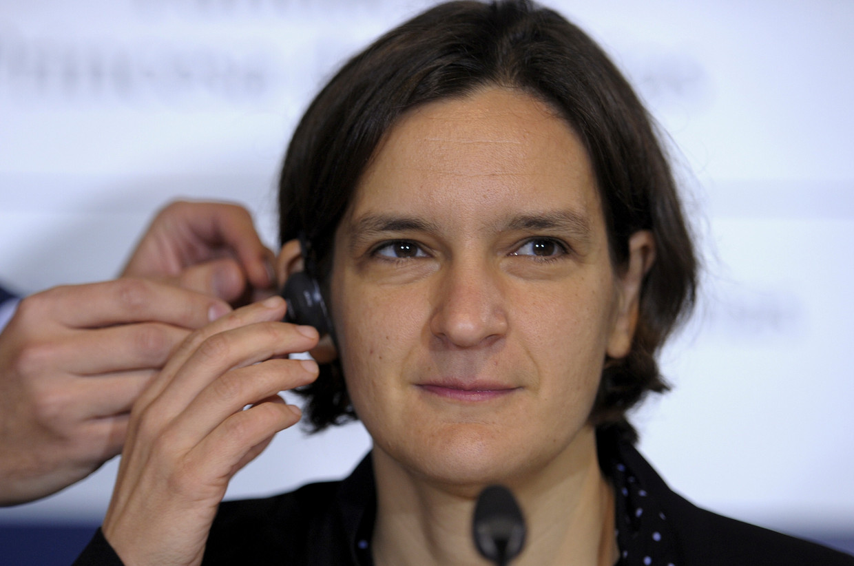 Esther Duflo op 22 oktober 2015. Beeld REUTERS