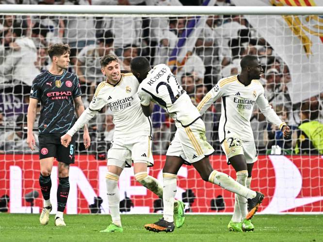 Topgoals aan de lopende band: Real Madrid en Man City verwennen publiek in spektakelmatch, die op 3-3 eindigt
