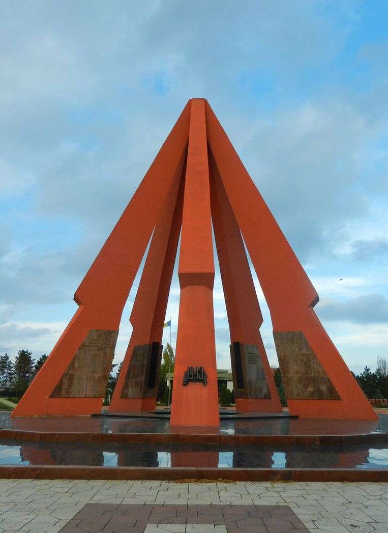 Monument ter ere van de slachtoffers van WO II, in Chisinau, Moldavië. Beeld Serge-Henri Valcke
