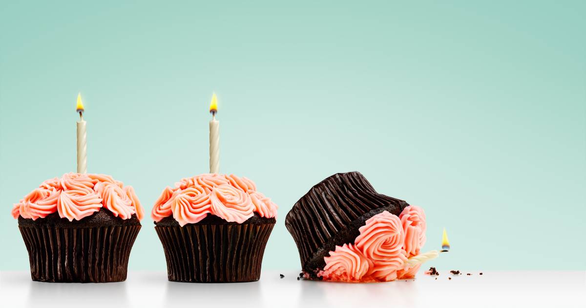 Cupcakes Verjaardag Vrouw