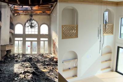BINNENKIJKEN. Amerikaans gezin koopt afgebrand huis voor anderhalf miljoen dollar (!) en renoveert het tot luxueuze villa