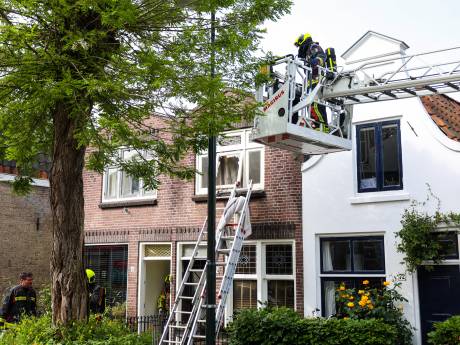 Bewoner verdacht van veroorzaken brand in eigen huis (brandstichter en kat gewond)