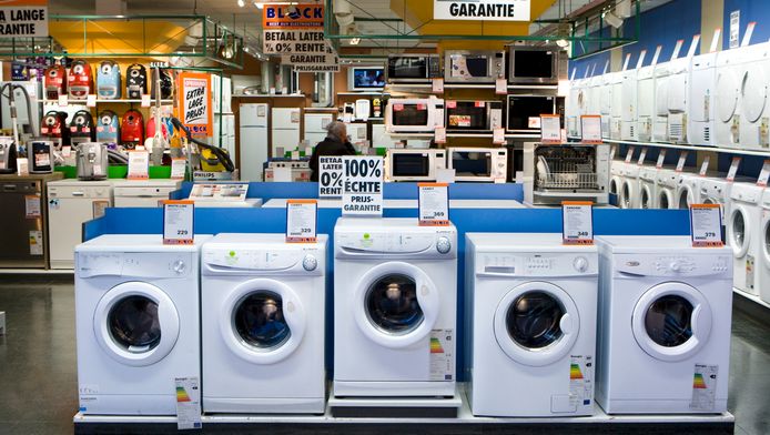 Foto ter illustratie, dit zijn geen wasmachines die door de gemeente Druten worden verstrekt.