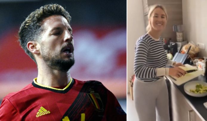 Dries Mertens zingt voor Kat Kerkhofs.