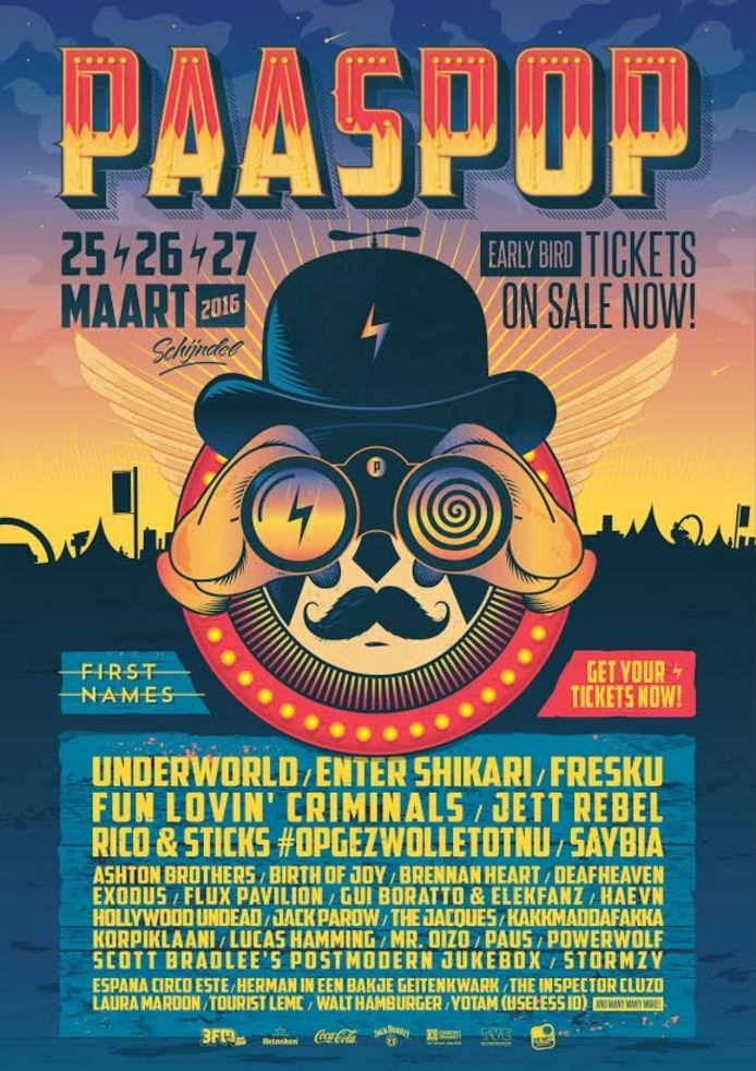 Eerste Namen Paaspop 2016 Bekend Underworld En Fresku Naar Schijndel Schijndel Bd Nl