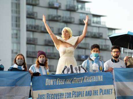 Ook in slotfase klimaattop acties in Glasgow, van ‘Evita’ tot ‘rebellen voor het leven’