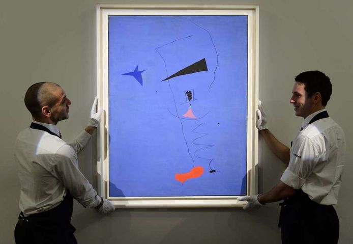 Peinture (Etoile Bleue) van Miró.