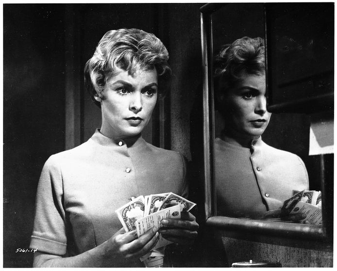 Psycho (1960) bij CAZ. Op de foto: Janet Leigh (Marion Crane).