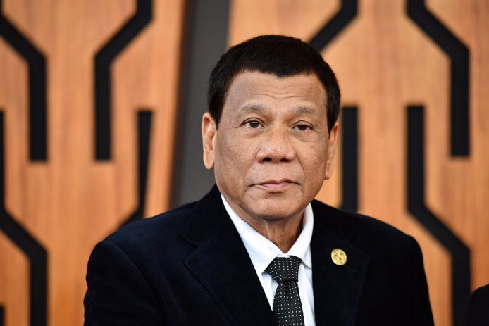 De Filipijnse president Rodrigo Duterte.