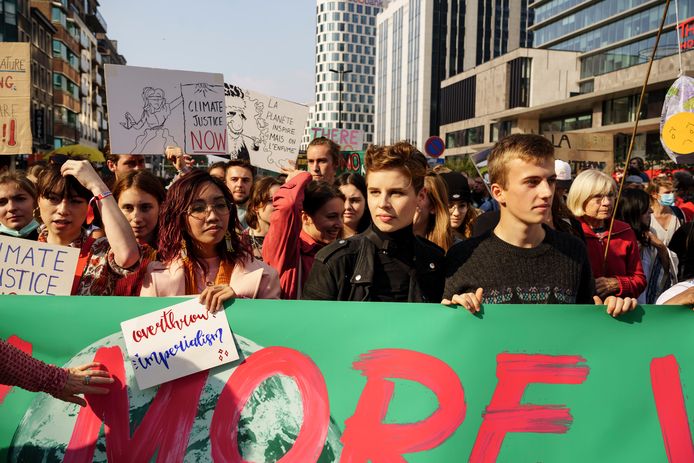 Klimaatmars in Brussel