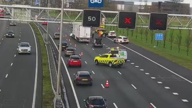Flinke file op A28 bij Zwolle na ongeval opgelost