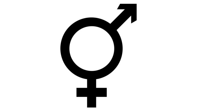 Het teken voor transgenders