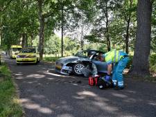 Auto botst tegen boom in Oisterwijk, bestuurster gewond naar ziekenhuis