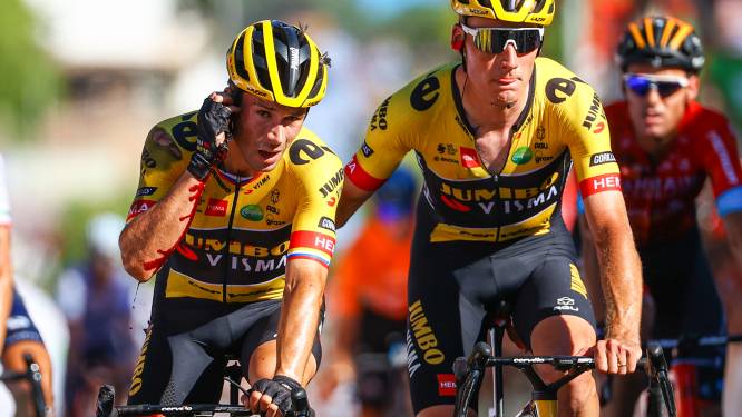 Primoz Roglic lijkt remontada te kunnen vergeten: ‘Dat het mis gaat in laatste honderden meters is bizar’