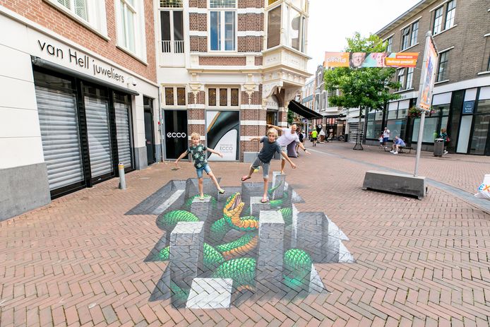 illusies zijn deze zomer in Rotterdam zien tijdens eerste editie van World Street | Rotterdam | AD.nl