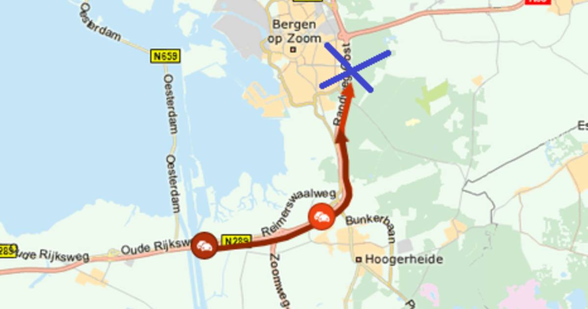 Drukke spits in West-Brabant na ongelukken op A4 en A59.