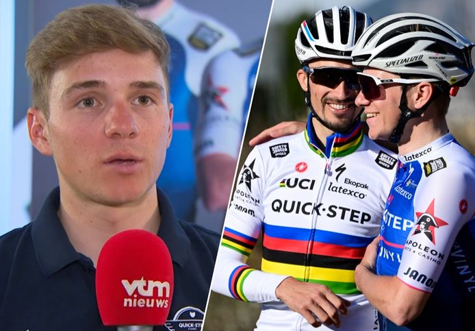 Remco Evenepoel over Wout van Aert.