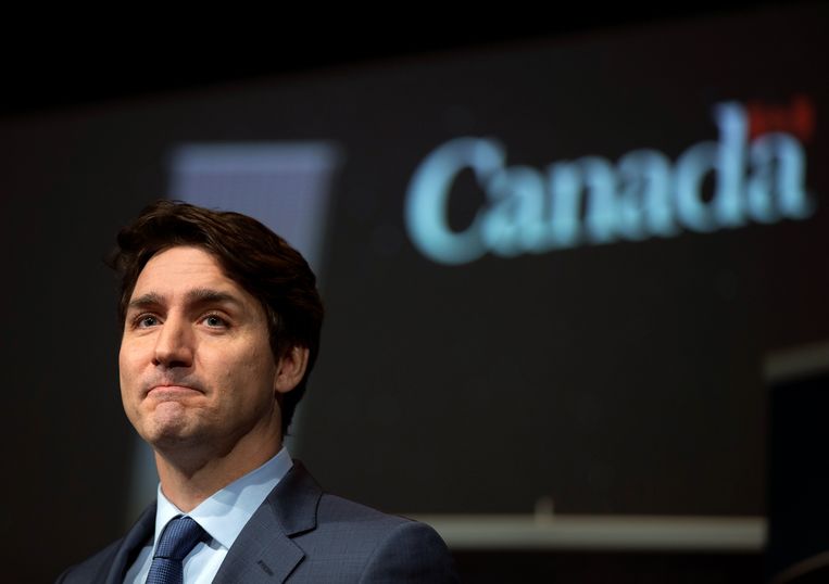 De Canadese premier Justin Trudeau is verstrikt geraakt in een schandaal. Beeld REUTERS