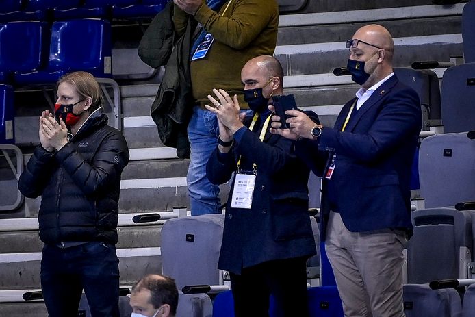 Roberto Martinez zag de Rode Duivels Futsal stunten tegen Italië.