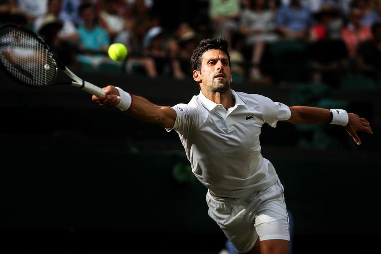Novak Djokovic had vier sets nodig om de vierde ronde te bereiken.  Beeld Getty Images