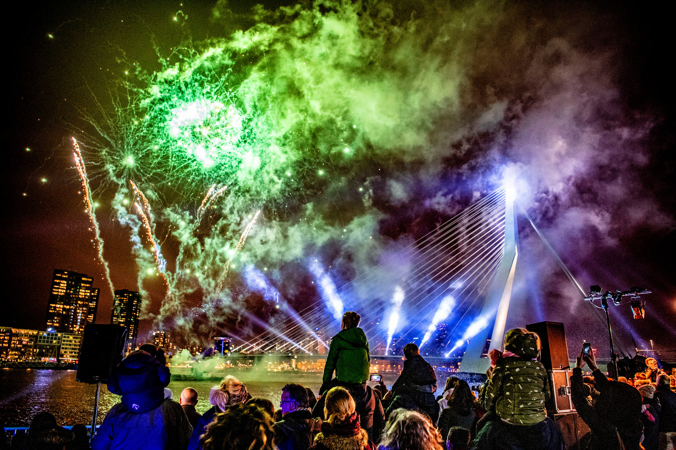 Organisatie Rotterdamse vuurwerkshows ‘We hadden er nog wel meer gewild’