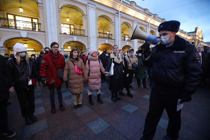 Illustratiefoto: protest Sint-Petersburg