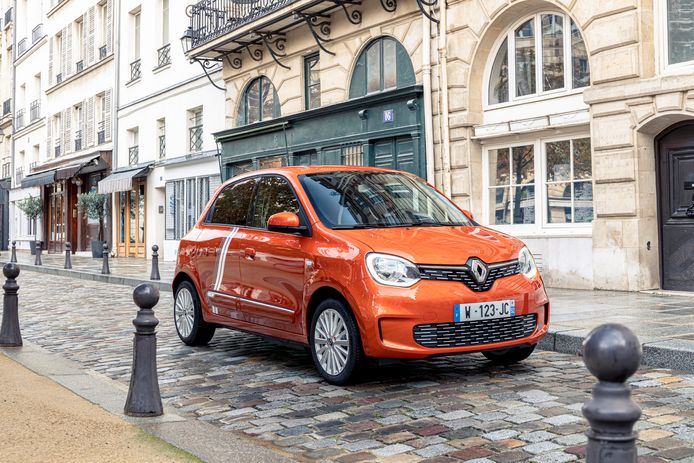 De elektrische Renault Twingo.