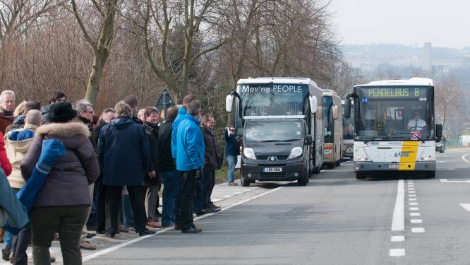 Pendelbussen brengen toeschouwers gratis naar parcours van de Ronde