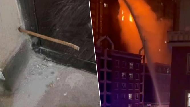Inwoners brandend flatgebouw zaten als ratten in de val door strikte coronaregels in China: zeker 10 doden