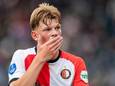 Jan Plug droeg tegen Bayer Leverkusen de aanvoerdersband. Zijn Feyenoord ging onnodig onderuit tegen Bayer Leverkusen.