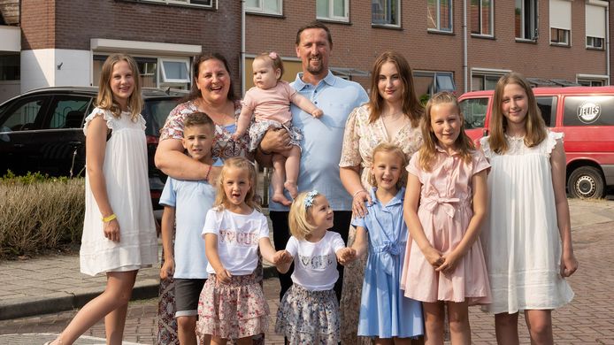 De familie Jelies uit Tollebeek is al een paar jaar te zien in Een Huis Vol.