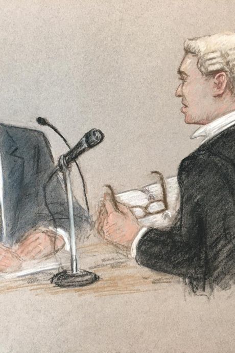 Devant la cour, Harry sort de la réserve royale et critique un gouvernement britannique "au plus bas"